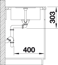 BLANCO METRA 45 S-F MX